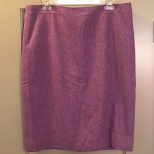 J.Crew lavender wool pencil skirt with tags